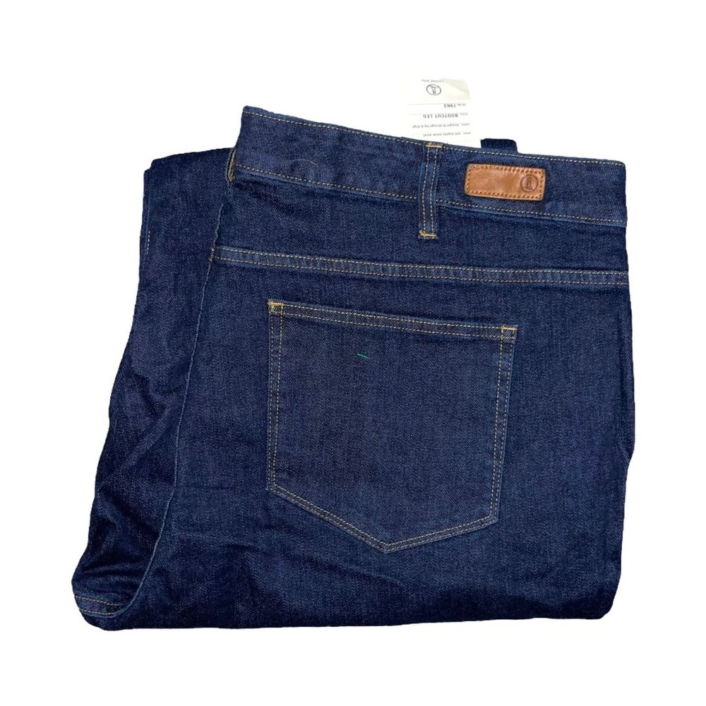NWT Lands' End Exhale Tummy Control Fit 2 Bootcut Leg Plus Size Jeans 24W 32